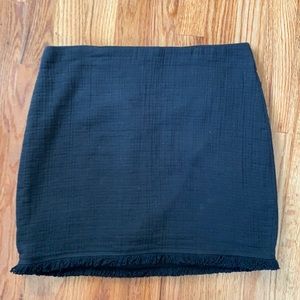 Madewell black skirt